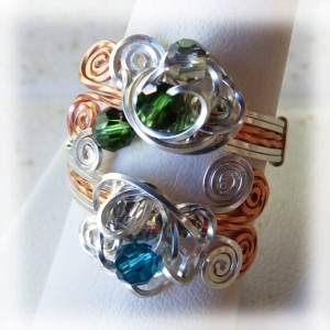 Wire Wrapped Wrap Ring