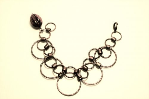 Double Wire Link Chain Bracelet