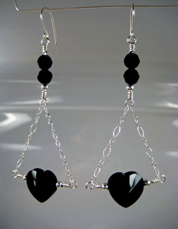 Chain Heart Earrings