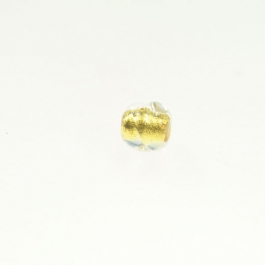 Foil Melon Crystal/Yellow Gold, Size 8mm