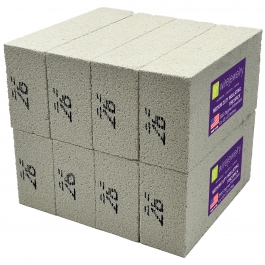WireJewelry Medium Duty Insulating Fire Brick, Rated up to 2600 Degree Fahrenheit - 8 Pack (SLIGHTLY DAMAGED)