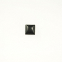 Matte Onyx 10mm Square Cabochon - Pack of 2