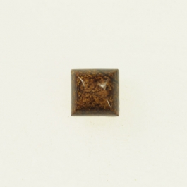 Bronzite 6mm Square Cabochon - Pack of 2
