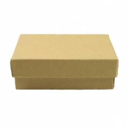 3 1/16 X 2 1/8 X 1 Inch Brown Kraft Jewelry Box - Pack of 3