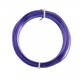 18 Gauge Purple Enameled Aluminum Wire - 200ft