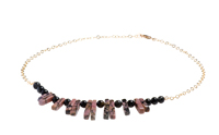 Beads-on-a-Wire Necklace