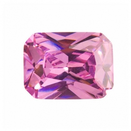 18X13mm Octagon Pink Rose CZ - Pack of 1